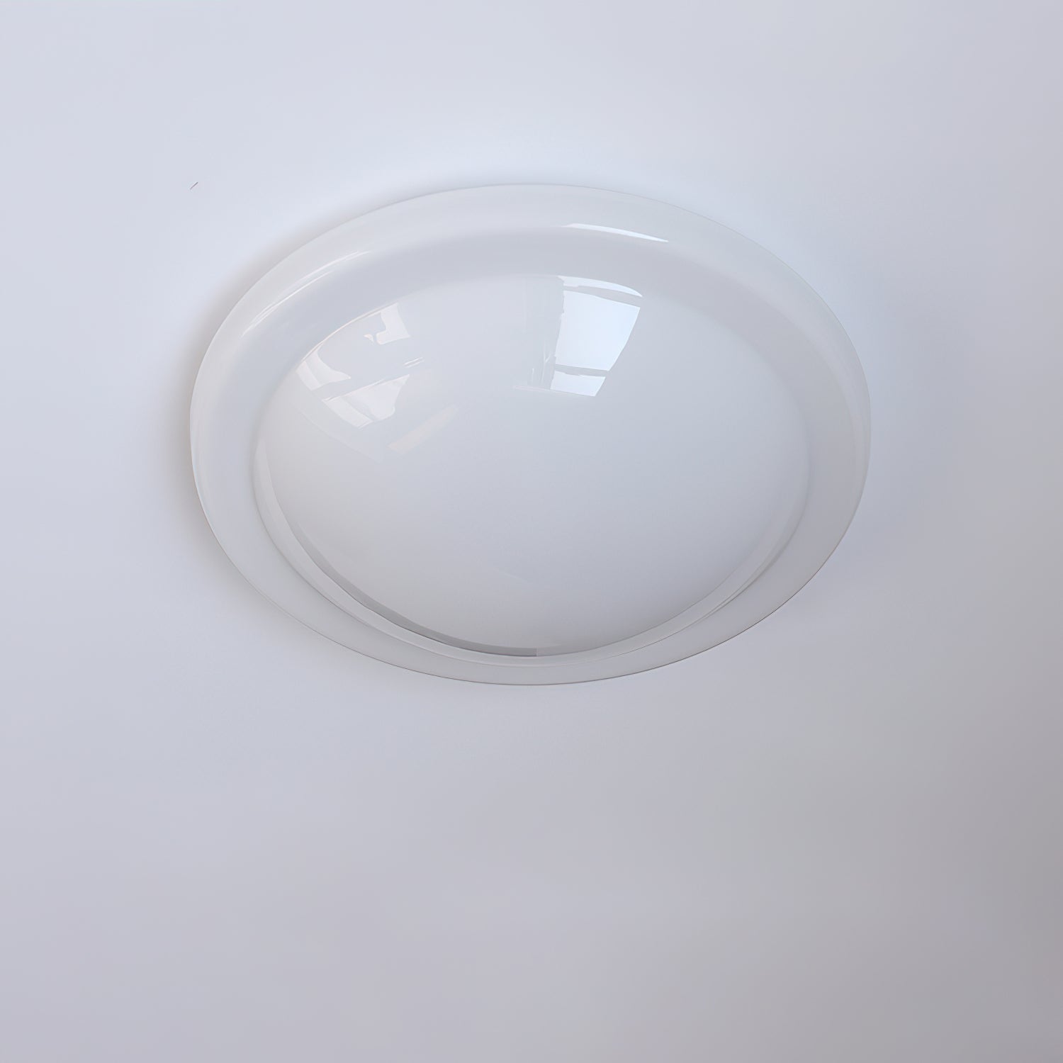 Aire Ceiling Light Cream Glass Dome Soft Glow