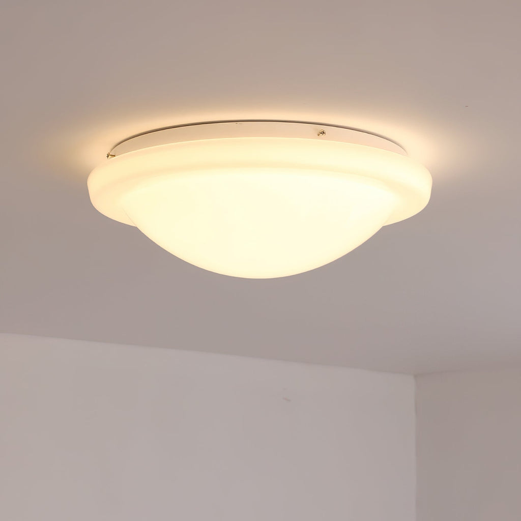 Aire Ceiling Lamp Flush Mount Glass Dome Minimalist
