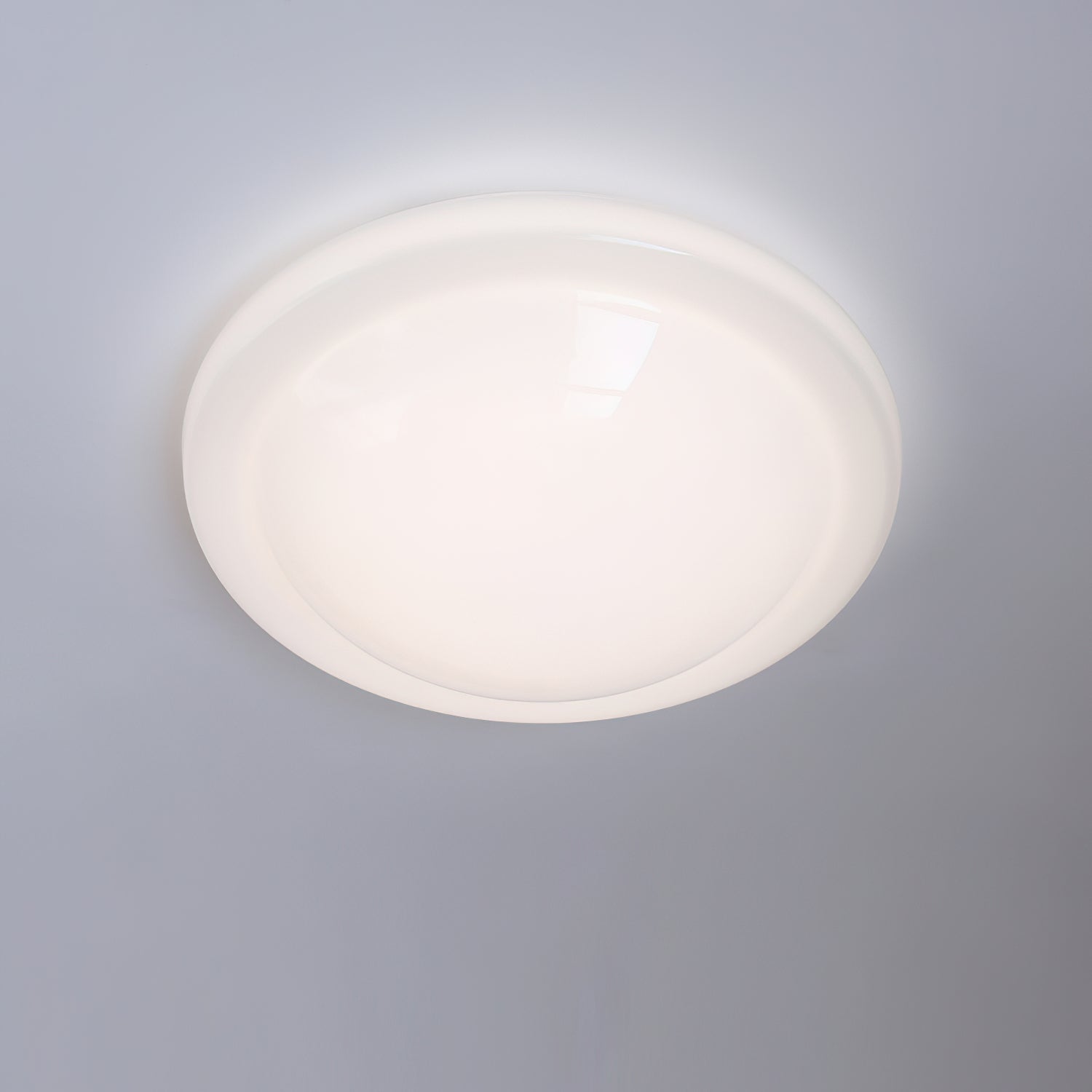 Aire Ceiling Light Cream Glass Dome Soft Glow