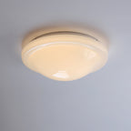 Aire Ceiling Light Cream Glass Dome Soft Glow