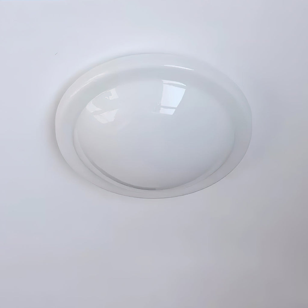 Aire Ceiling Light Cream Glass Dome Soft Glow