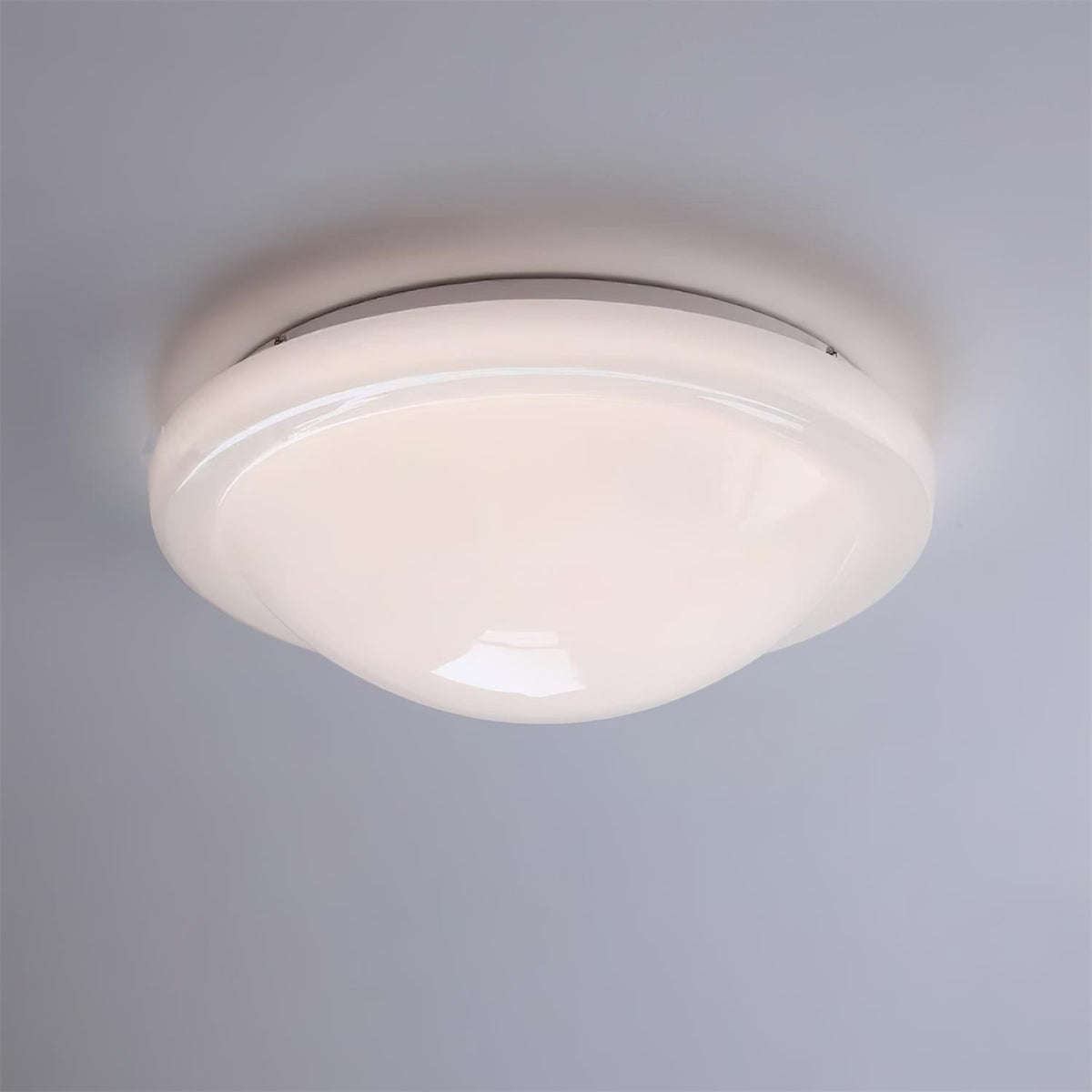 Aire Ceiling Lamp Flush Mount Glass Dome Minimalist