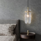 Aitian Pendant Lamp Glass Shade With Brass Dining