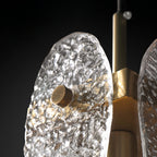 Aitian Wall Lamp Glass Shade With Brass Frame For Hallways