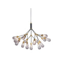 Aiwen Chandelier Branching Form With Smoke Glass Shades