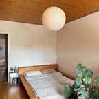 Solara Pendant Lamp Bamboo Washi Paper Round