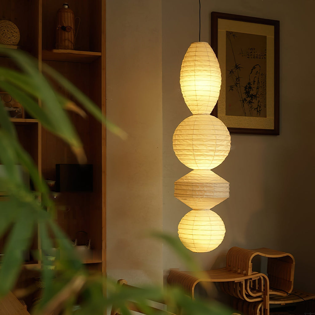 Ritta  Paper Lantern Pendant Light Wabi-sabi