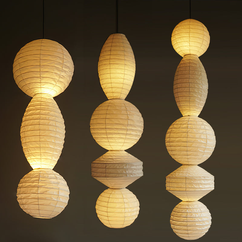 Ritta  Paper Lantern Pendant Light Wabi-sabi