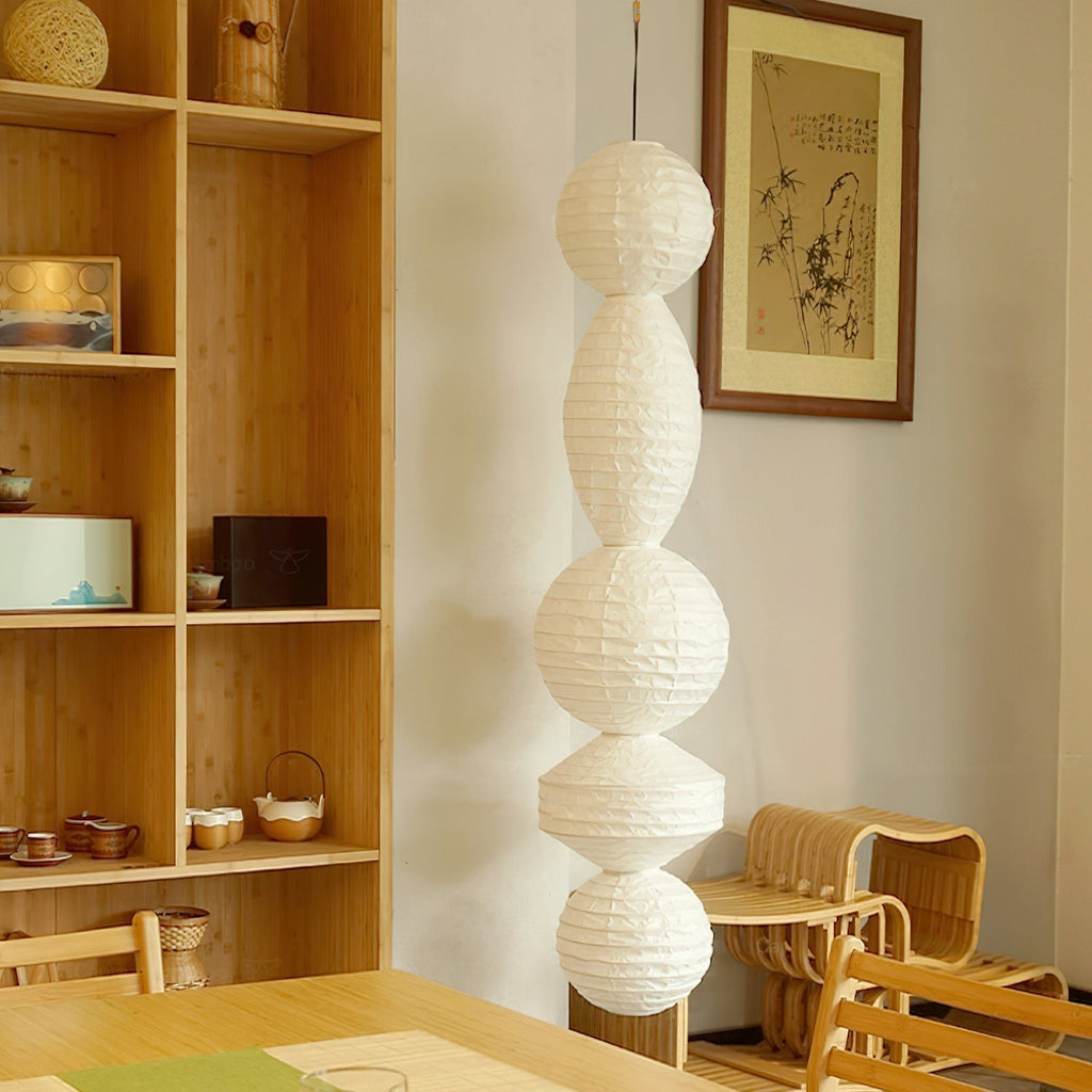 Ritta  Paper Lantern Pendant Light Wabi-sabi