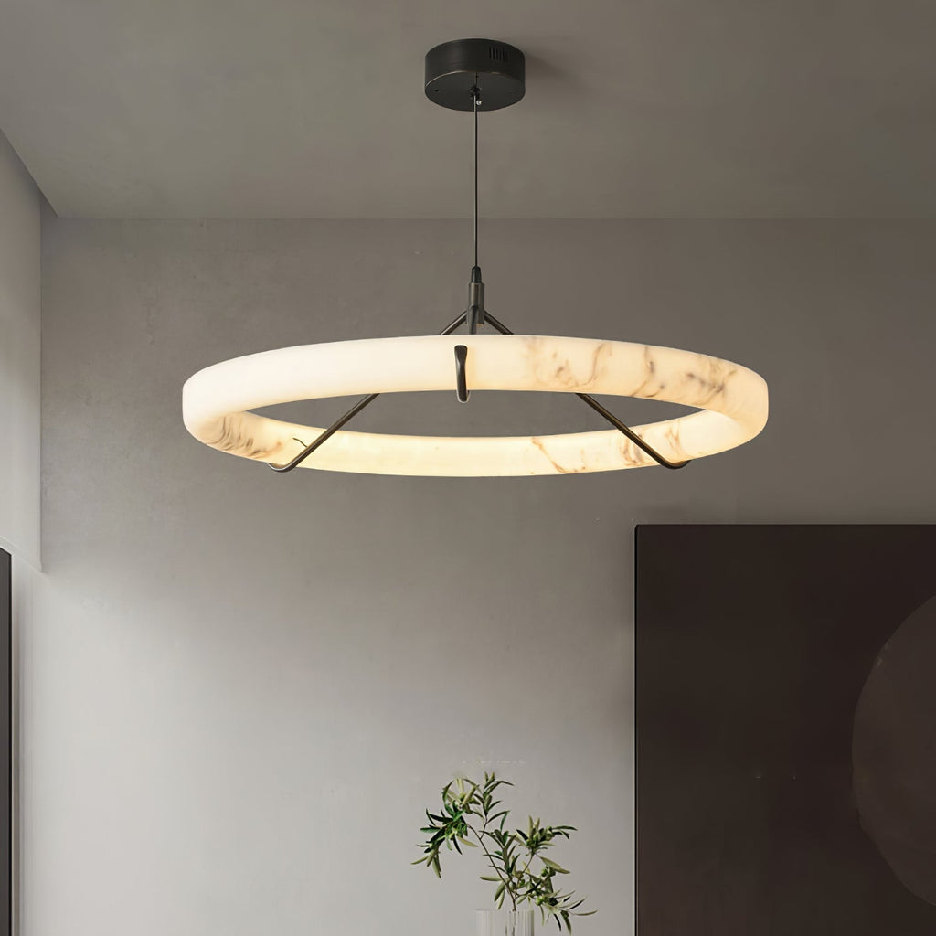 Aureon  Alabaster Chandelier  Luxury
