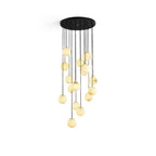 Goose Chandelier Alabaster Balls Cluster