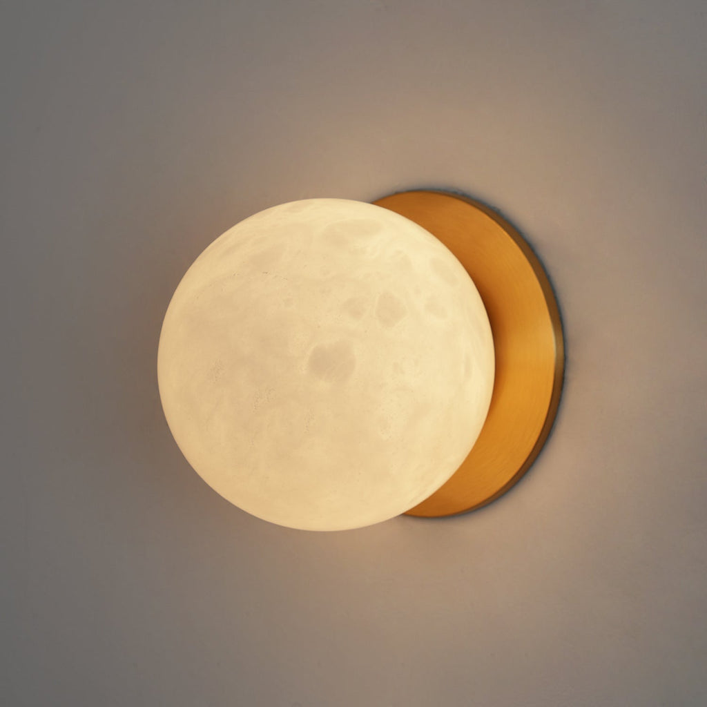 Kristy Alabaster Mini Orb Wall Lamp