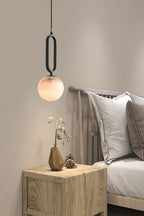 Gloruvyd Minimalist Ball  Alabaster  Pendant Light