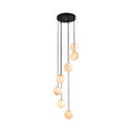 Afralia Balls Alabaster  Modern Cluster Chandelier