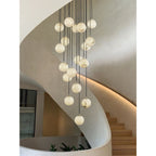 Afralia Balls Alabaster  Modern Cluster Chandelier