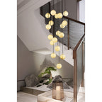 Goose Chandelier Alabaster Balls Cluster