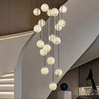 Goose Chandelier Alabaster Balls Cluster