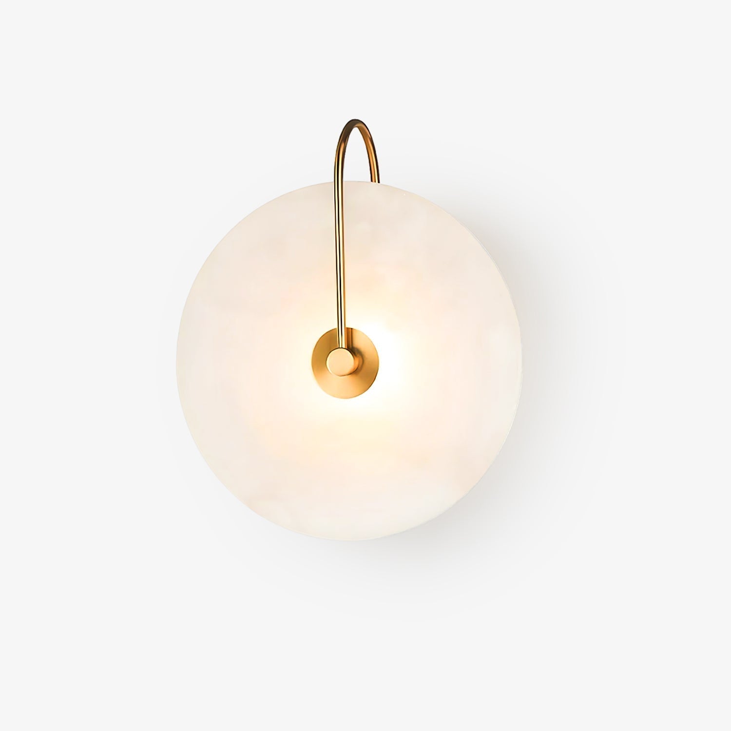 Elaris Alabaster Globe Wall Lamp