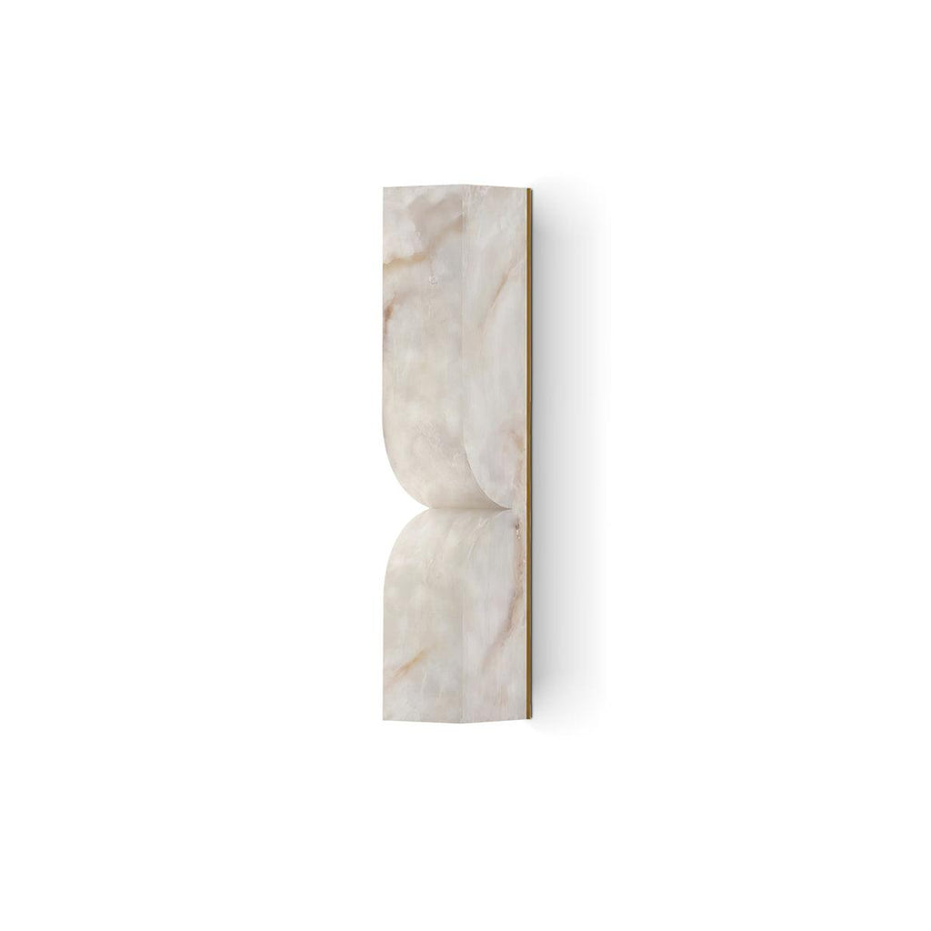 Lunaris Alabaster Rectangular Wall Lamp
