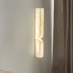 Lunaris Alabaster Rectangular Wall Lamp