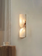 Lunaris Alabaster Rectangular Wall Lamp