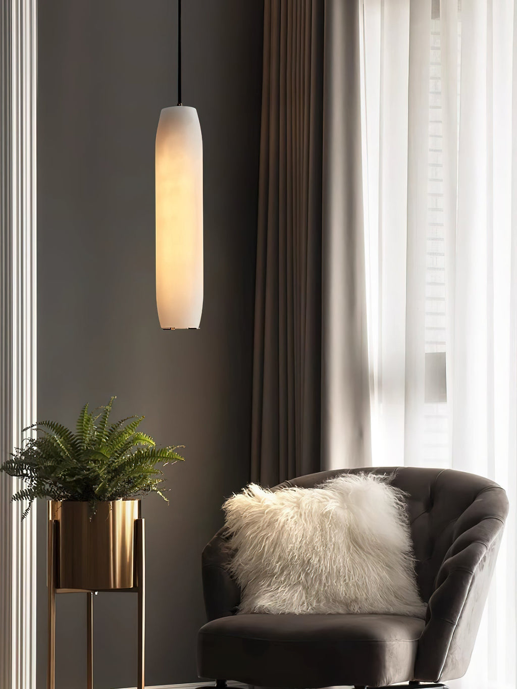 Asbury Alabaster  Pendant Light