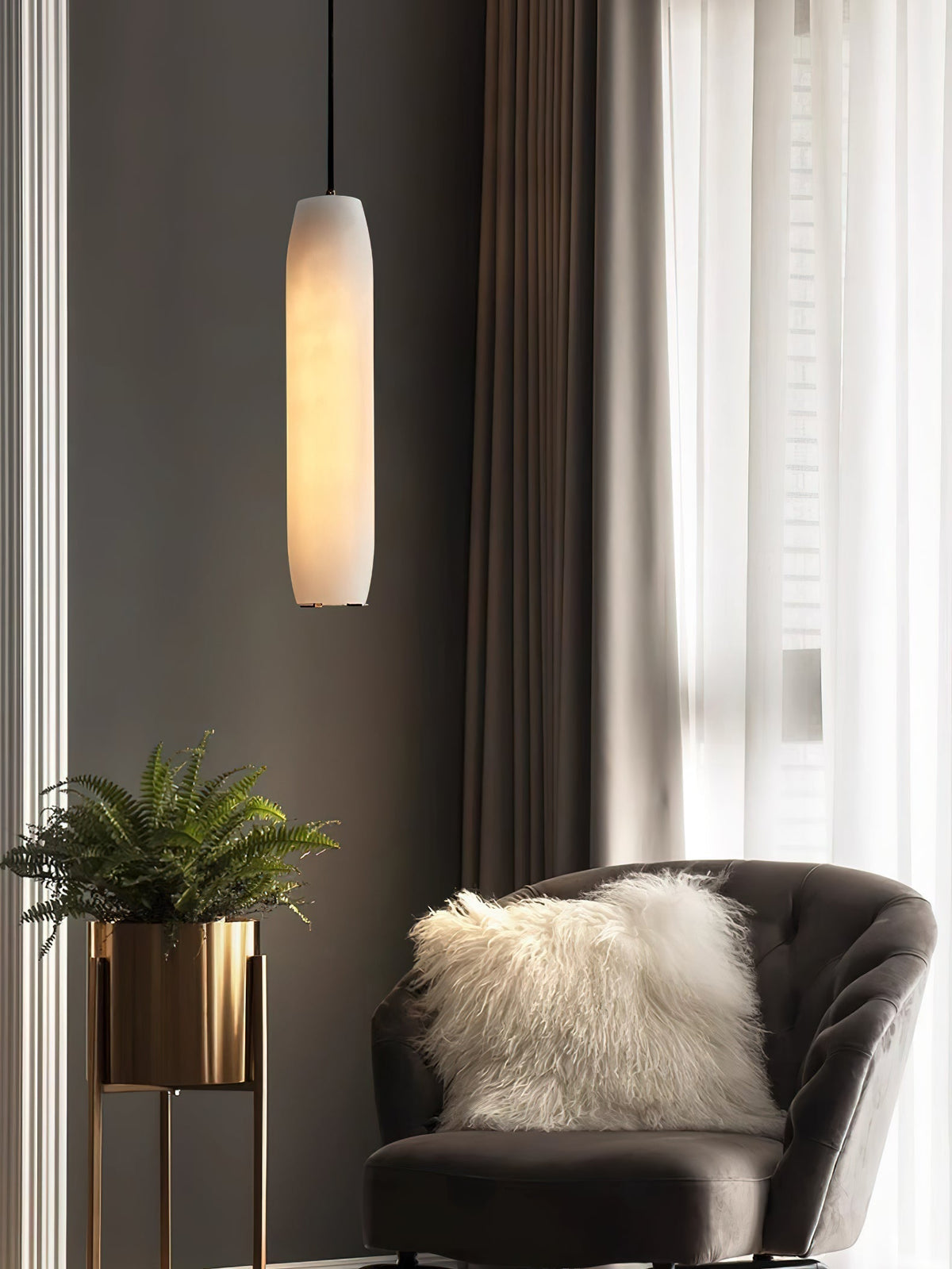 Asbury Alabaster  Pendant Light