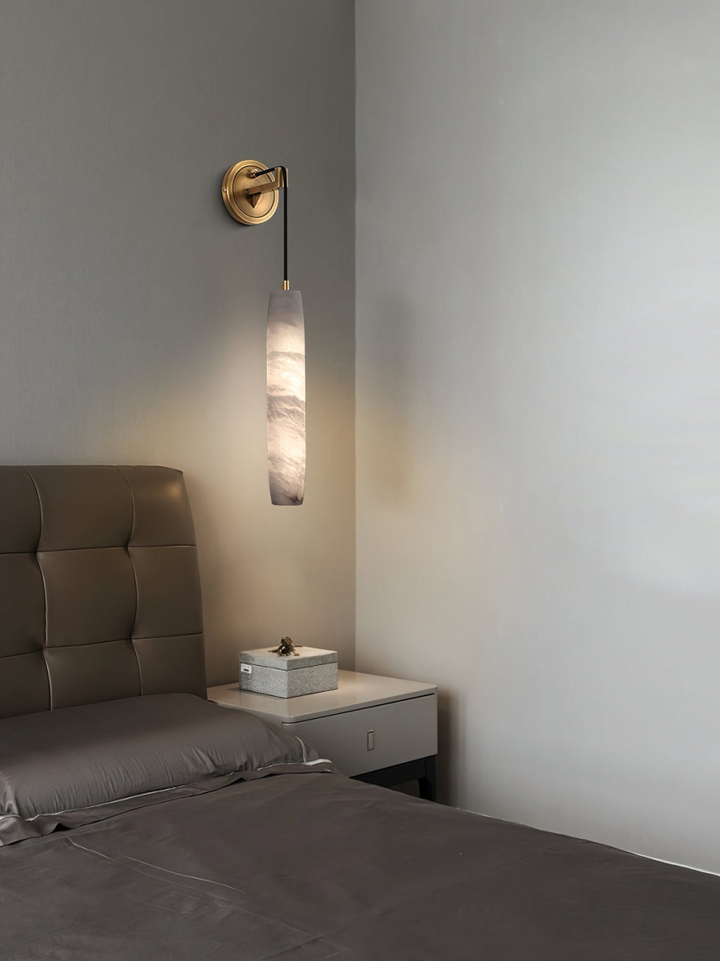 Alabaster Individual Creativity Flute Wall Lamp
