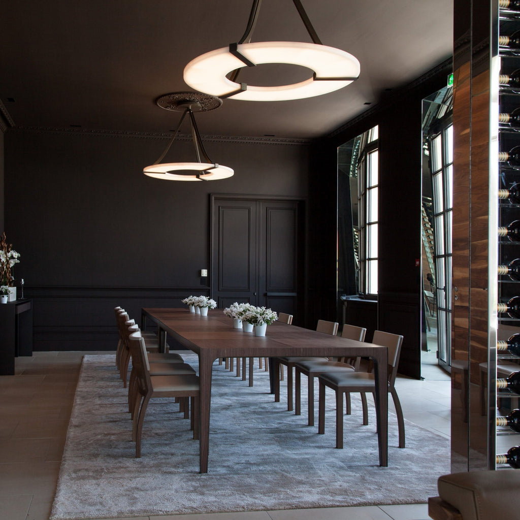 Althea Alabaster Ring Pendant Light Chandelier