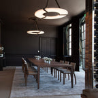 Althea Alabaster Ring Pendant Light Chandelier