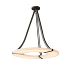 Althea Alabaster Ring Pendant Light Chandelier