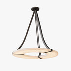 Althea Alabaster Ring Pendant Light Chandelier