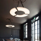 Althea Alabaster Ring Pendant Light Chandelier