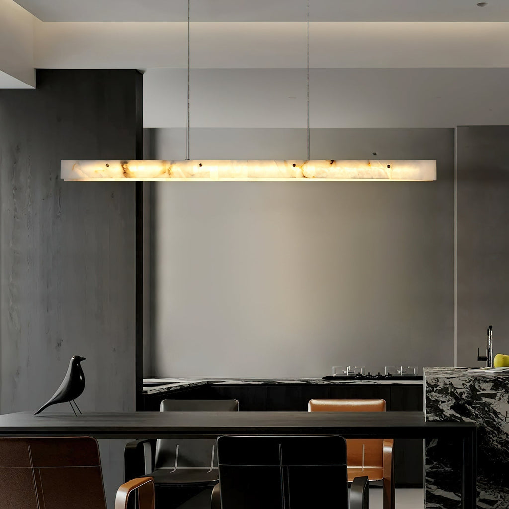 Alabaster  LED Modern Linear Pendant Light