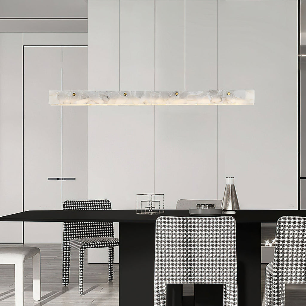 Alabaster  LED Modern Linear Pendant Light