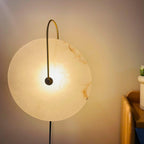 Ceraeyra Alabaster Globe Wall Light