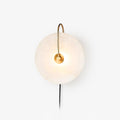Ceraeyra Alabaster Globe Wall Light