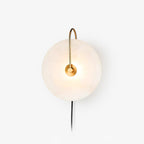Ceraeyra Alabaster Globe Wall Light