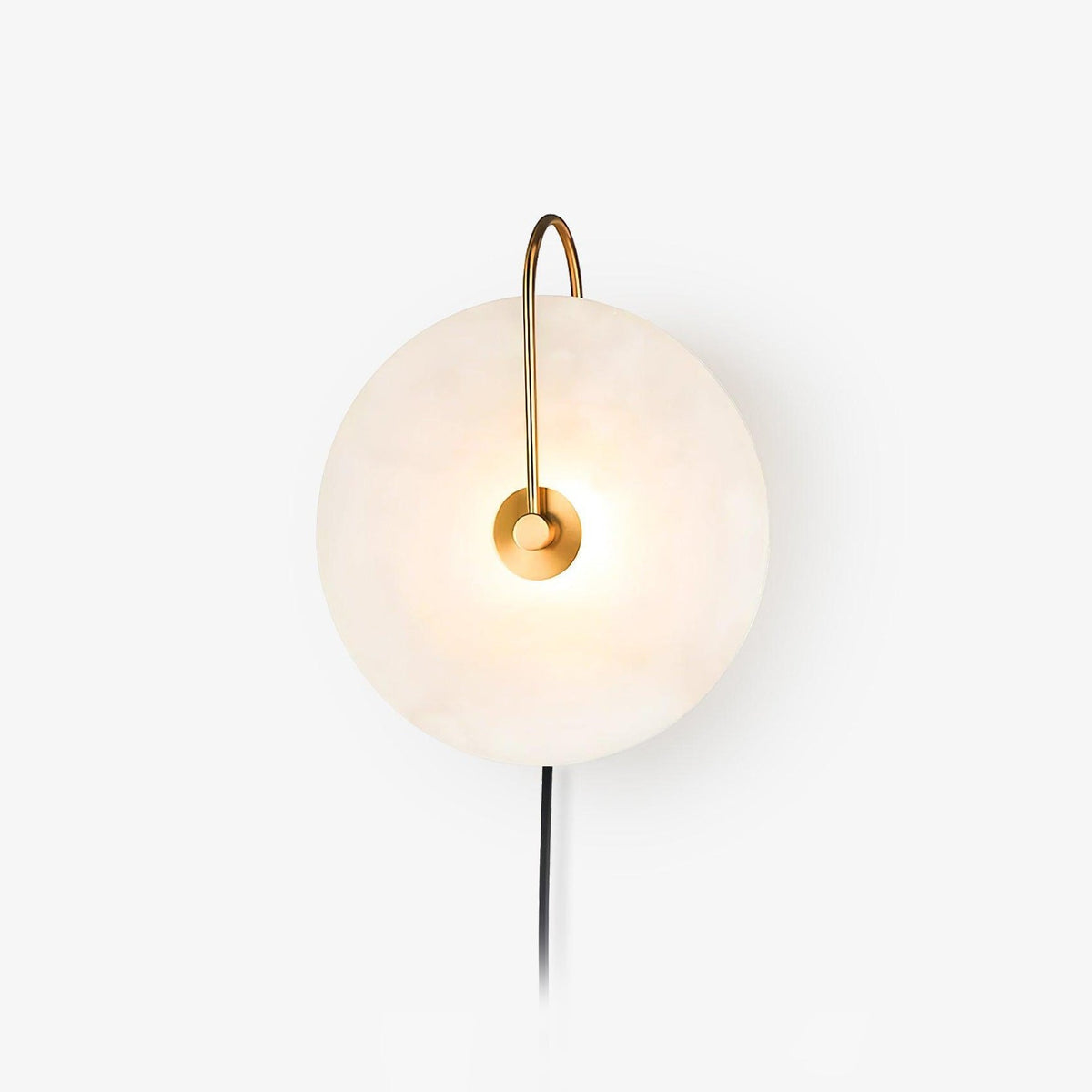 Ceraeyra Alabaster Globe Wall Light