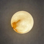 Kristy Alabaster Mini Orb Wall Lamp