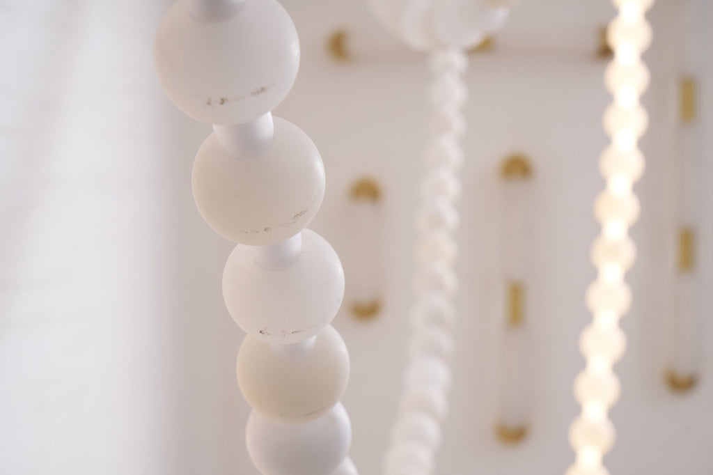 Alabaster Contemporary Metal Chandelier