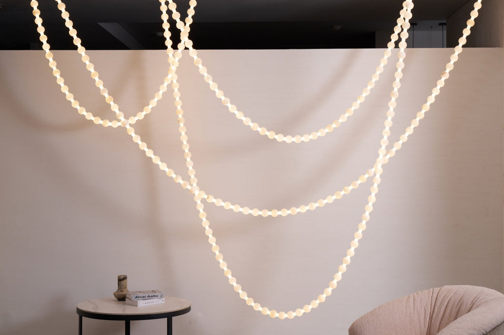 Alabaster Contemporary Metal Chandelier