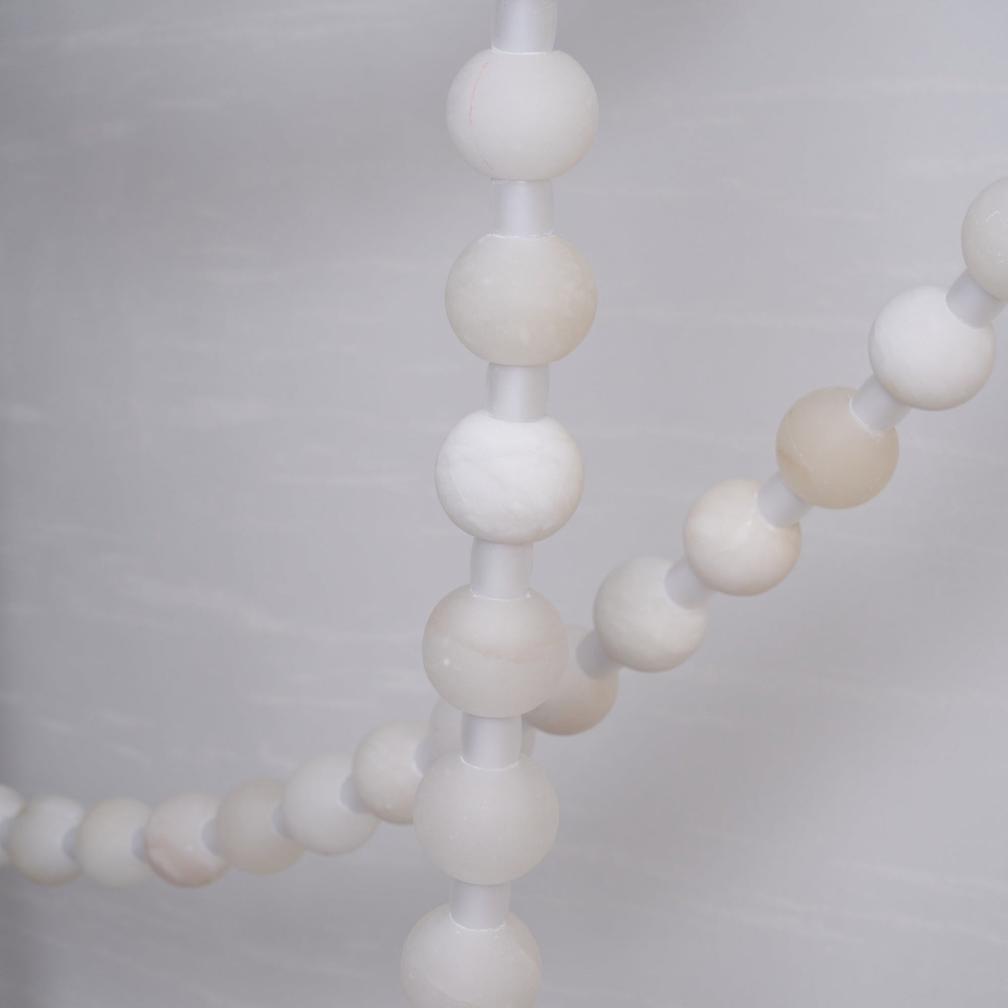 Alabaster Contemporary Metal Chandelier