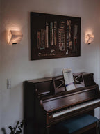 Alabaster Wall Lamp Staircase Sculptural Cubes