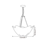 Alana Chandelier Sculptural Petals
