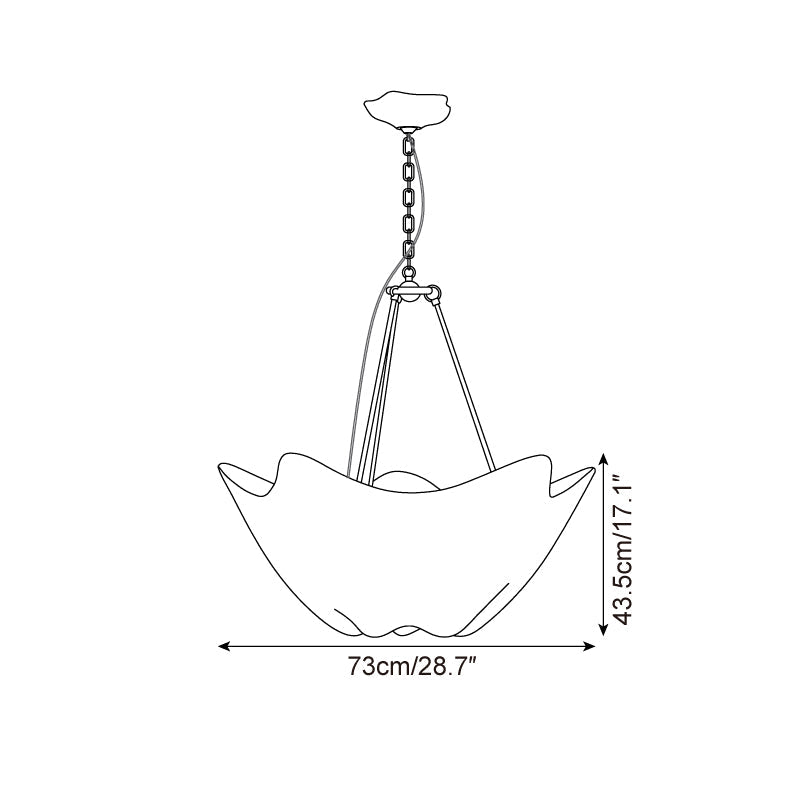 Alana Chandelier Sculptural Petals