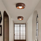 Alana Minimalist Wood Finish Fixture Ceiling Light