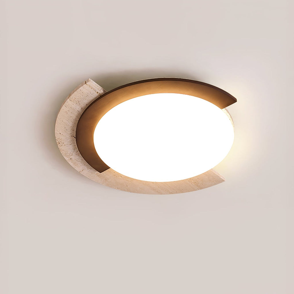 Alaric Modern Travertine Ceiling Light