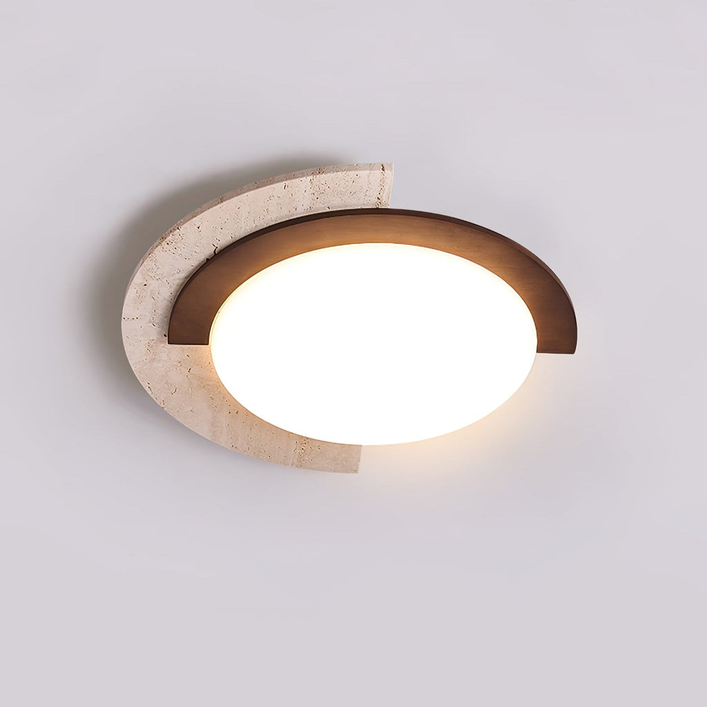 Alaric Modern Travertine Ceiling Light