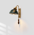 Alaric Modern Metal Glass Wall Lamp